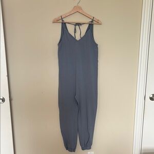 Zara Slate Grey Sleeveless Jumpsuit